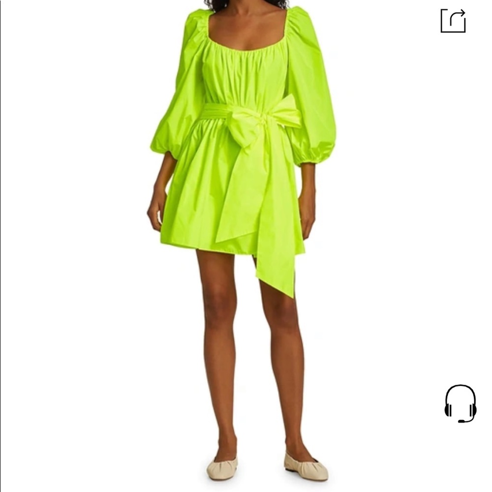Cinq a sept yellow mini dress